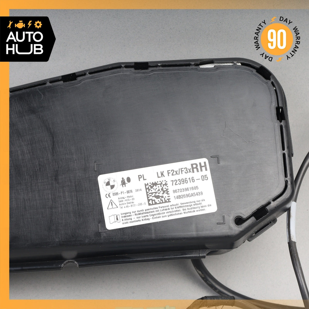 BMW F22 M235i Front Right Passenger Seat Airbag Air Bag 7239616 OEM - photo 9