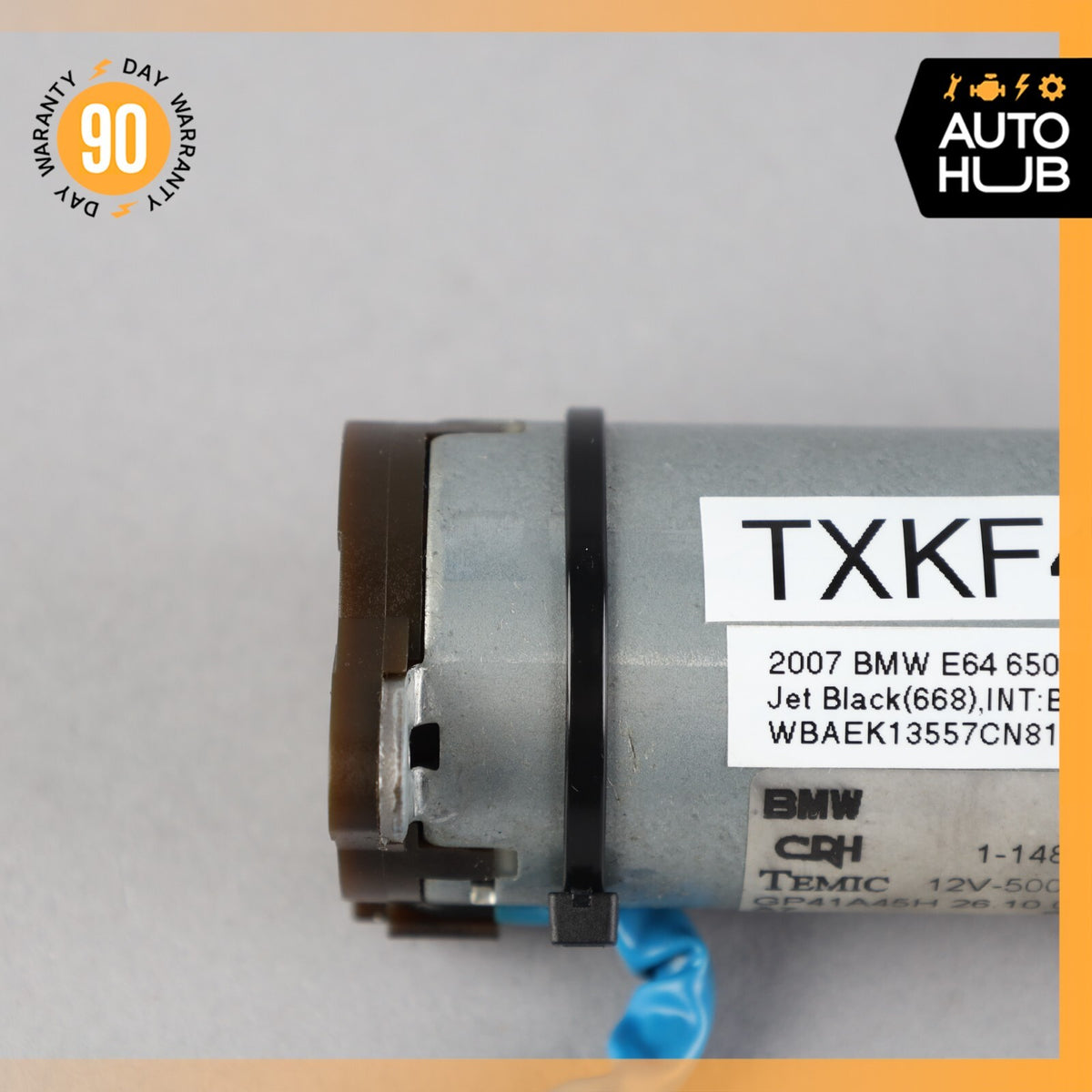 BMW E64 650i 330Ci M3 Front Right Side Seat Angle Adjustment Motor OEM 71k - photo 2