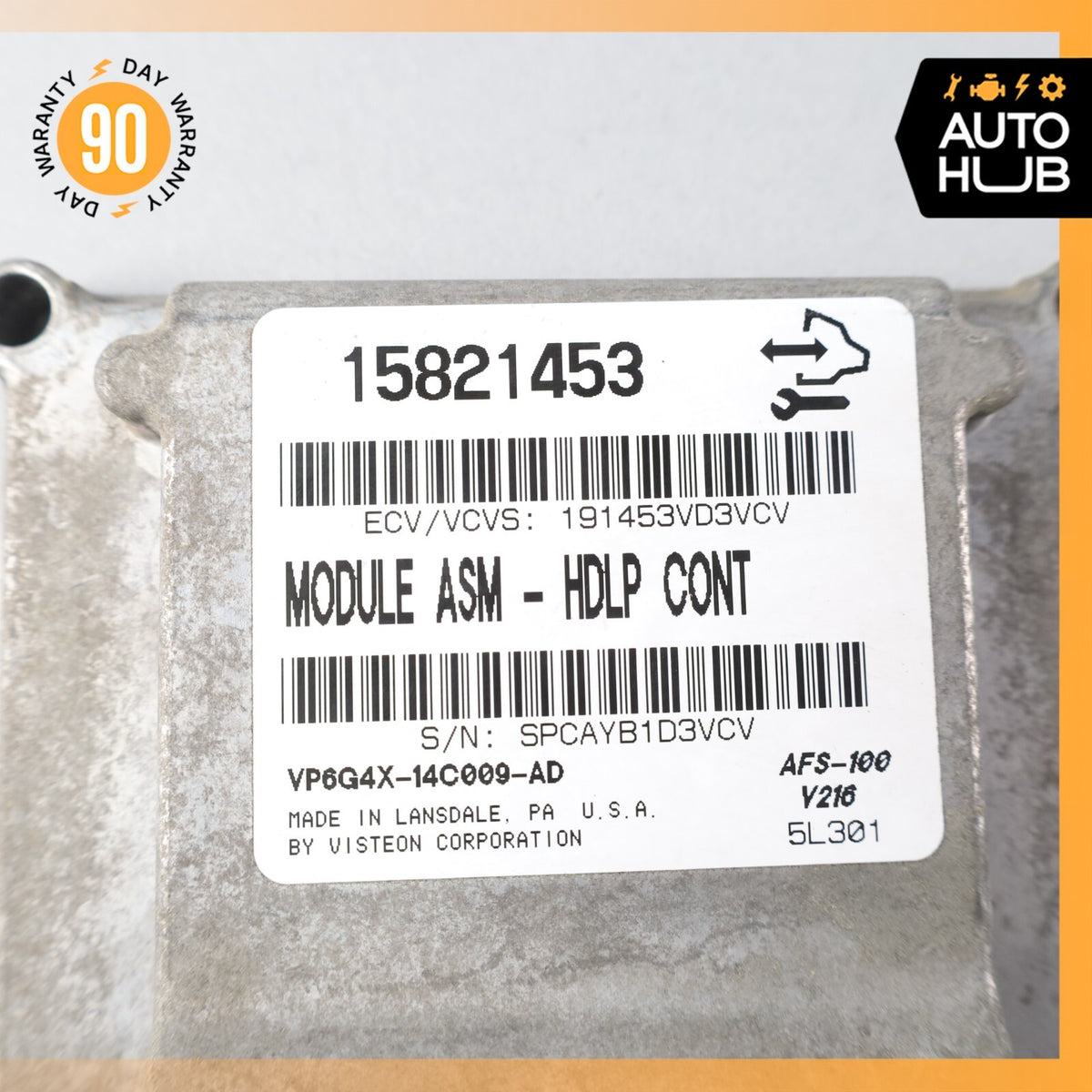 06-09 Cadillac XLR Xenon Headlight HID Ballast Unit 15821453 OEM - photo 8