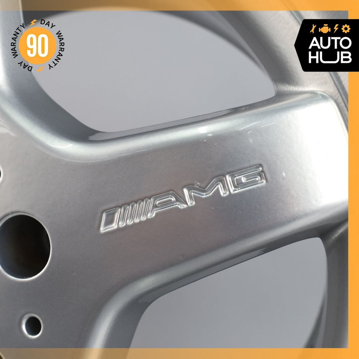 Mercedes W208 CLK430 SLK320 7.5 x 17 17" Front Wheel Rim Chrome 1704011302 OEM - photo 7