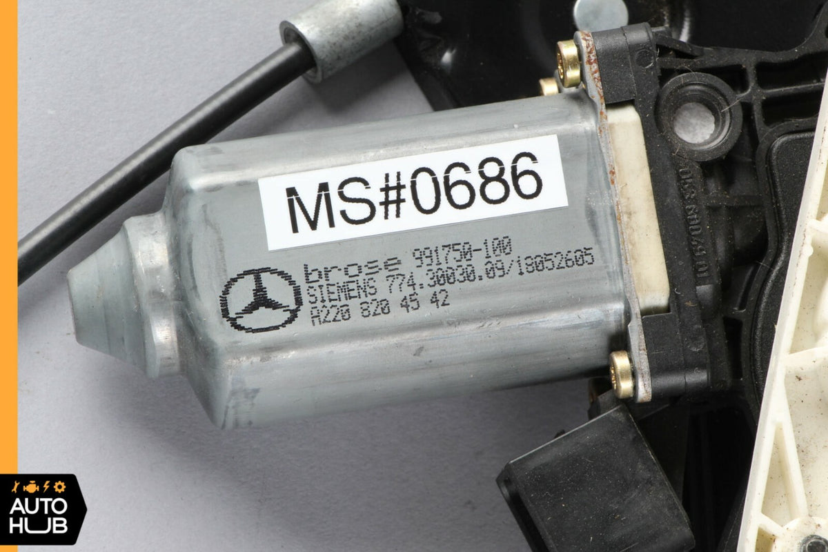 02-05 Mercedes W203 C230 C320 Coupe Front Right Window Door Regulator Motor OEM - photo 9
