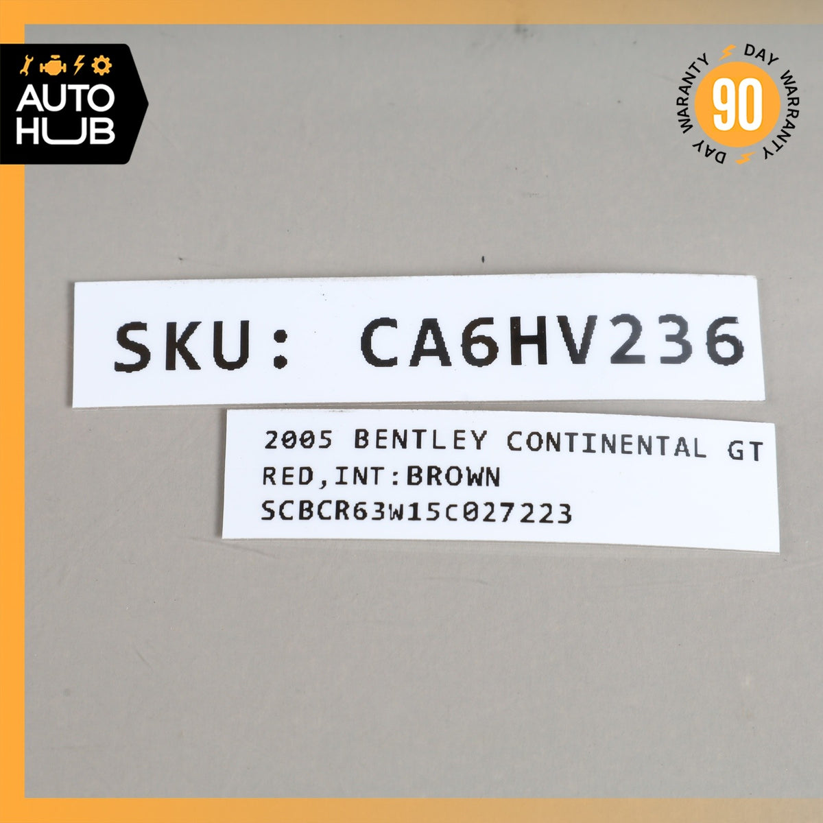03-13 Bentley Continental GT Front Left or Right Door Sound Speaker OEM 87k - photo 13
