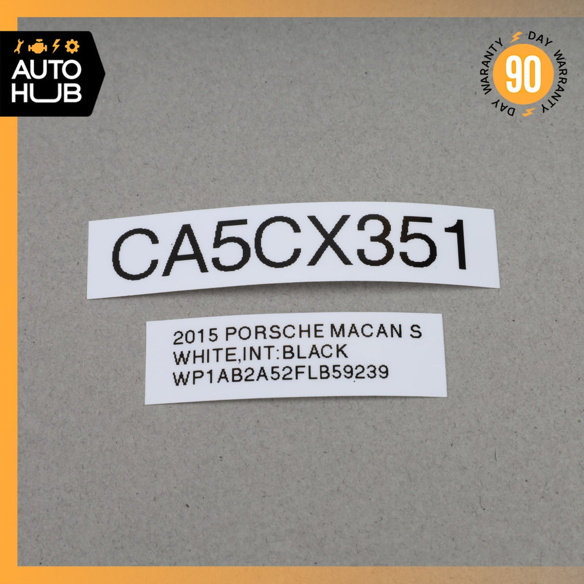 Porsche Macan 95B Front Left Headlight Lamp Cover Panel Trim 95B807173A OEM - photo 17
