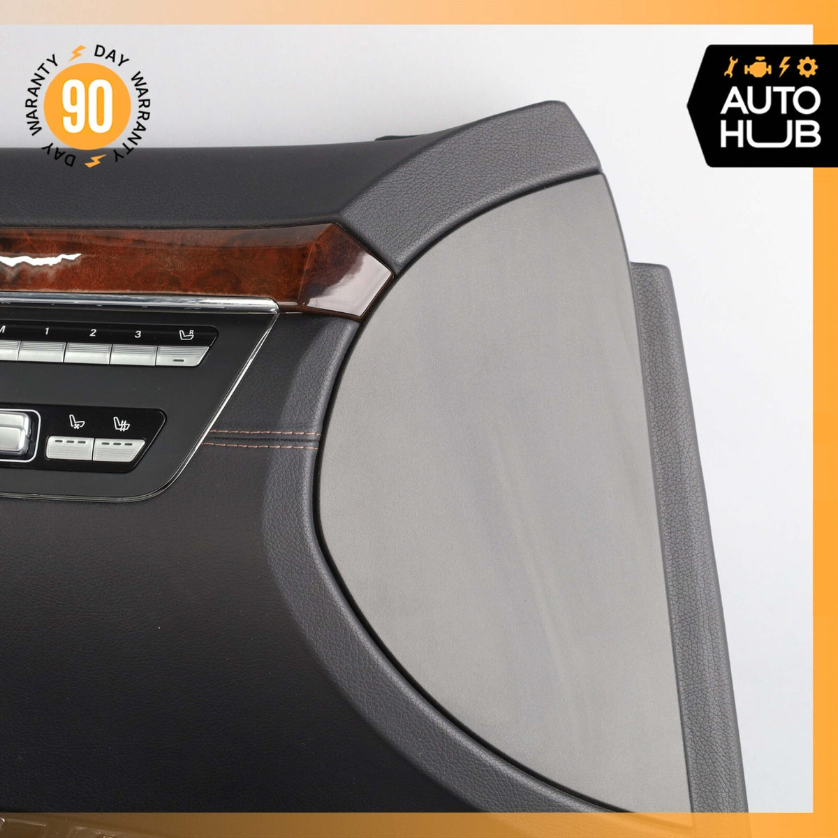 10-13 Mercedes W221 S63 AMG S550 Front Left Side Interior Door Panel Black OEM - photo 7