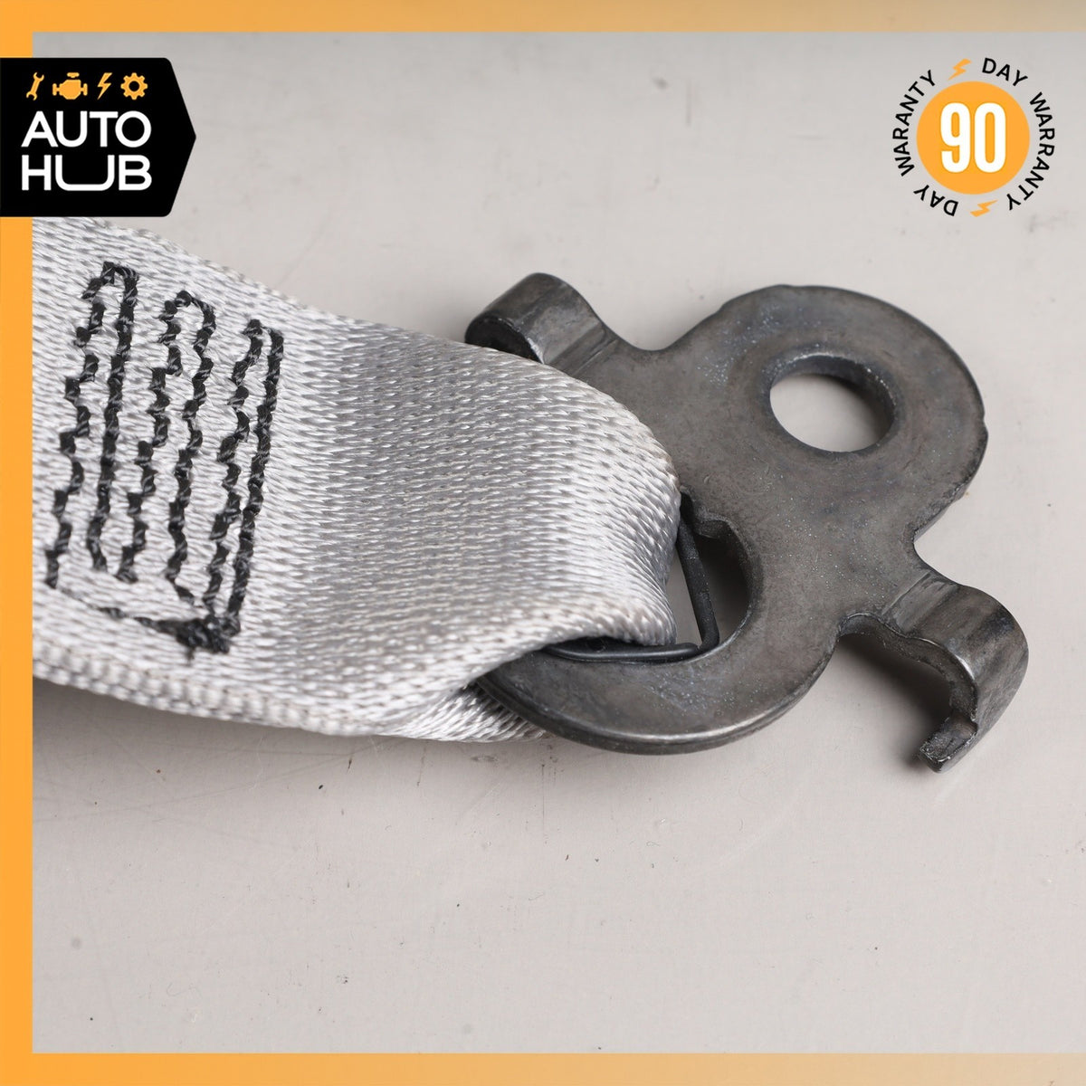 11-16 BMW F10 550i 528i 535i Front Right Seatbelt Seat Belt Gray 7241752 OEM - photo 3