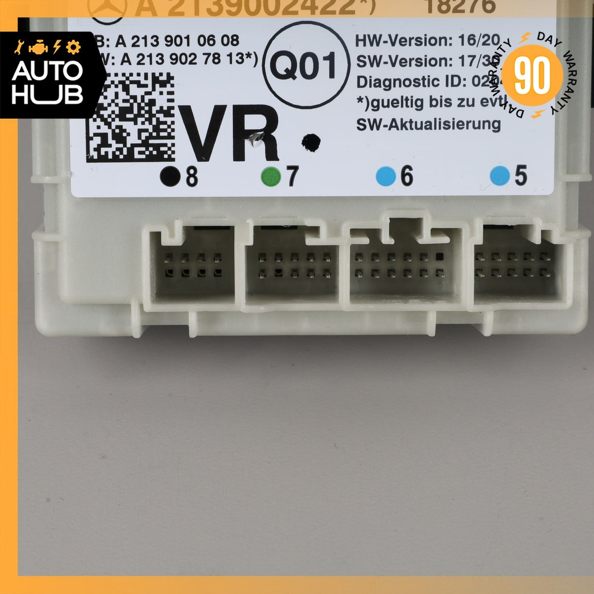 Mercedes W213 E300 Front Right Side Door Control Module 2139002422 OEM - photo 6