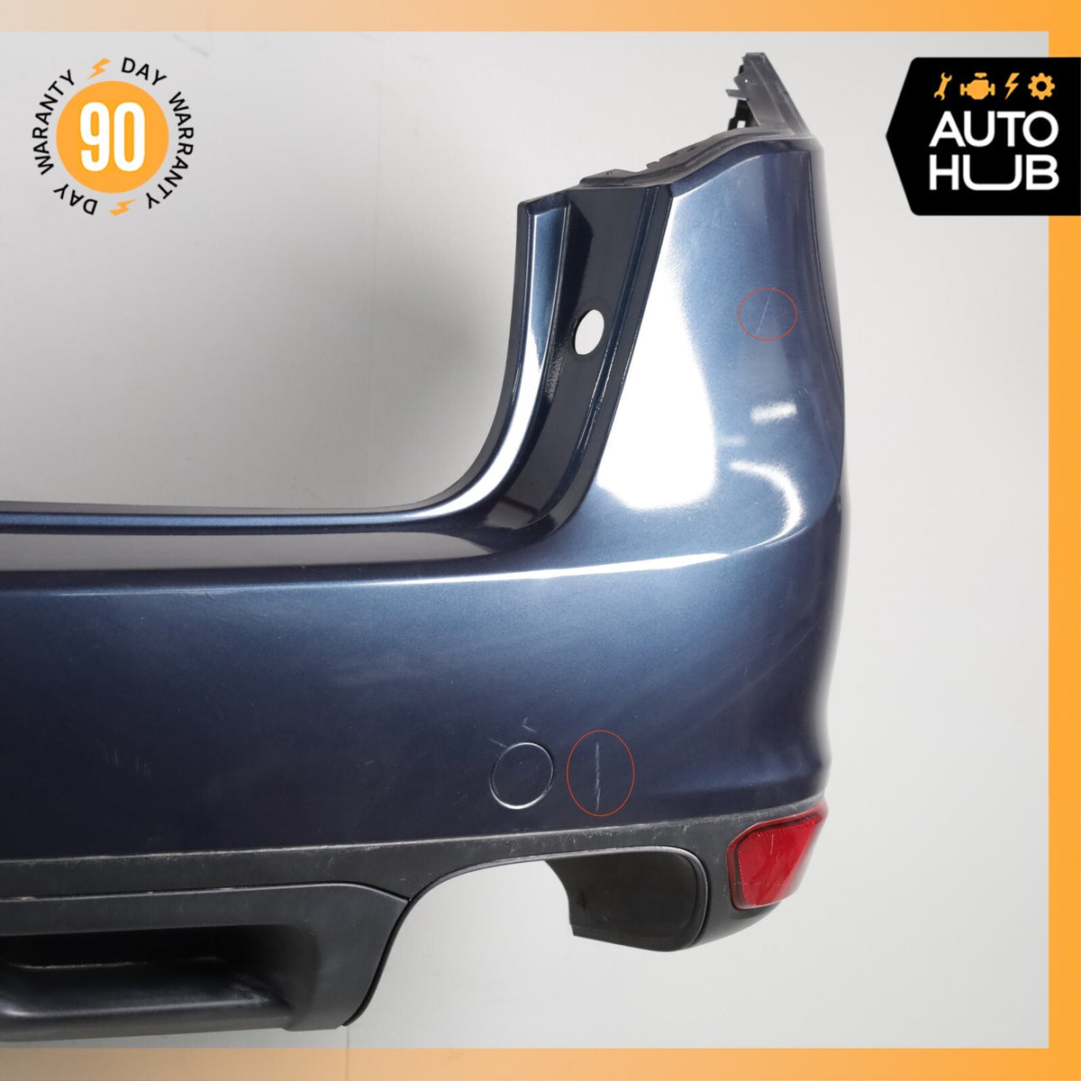 11-14 Porsche Cayenne 958 Rear Bumper Cover Assembly Blue OEM - photo 6