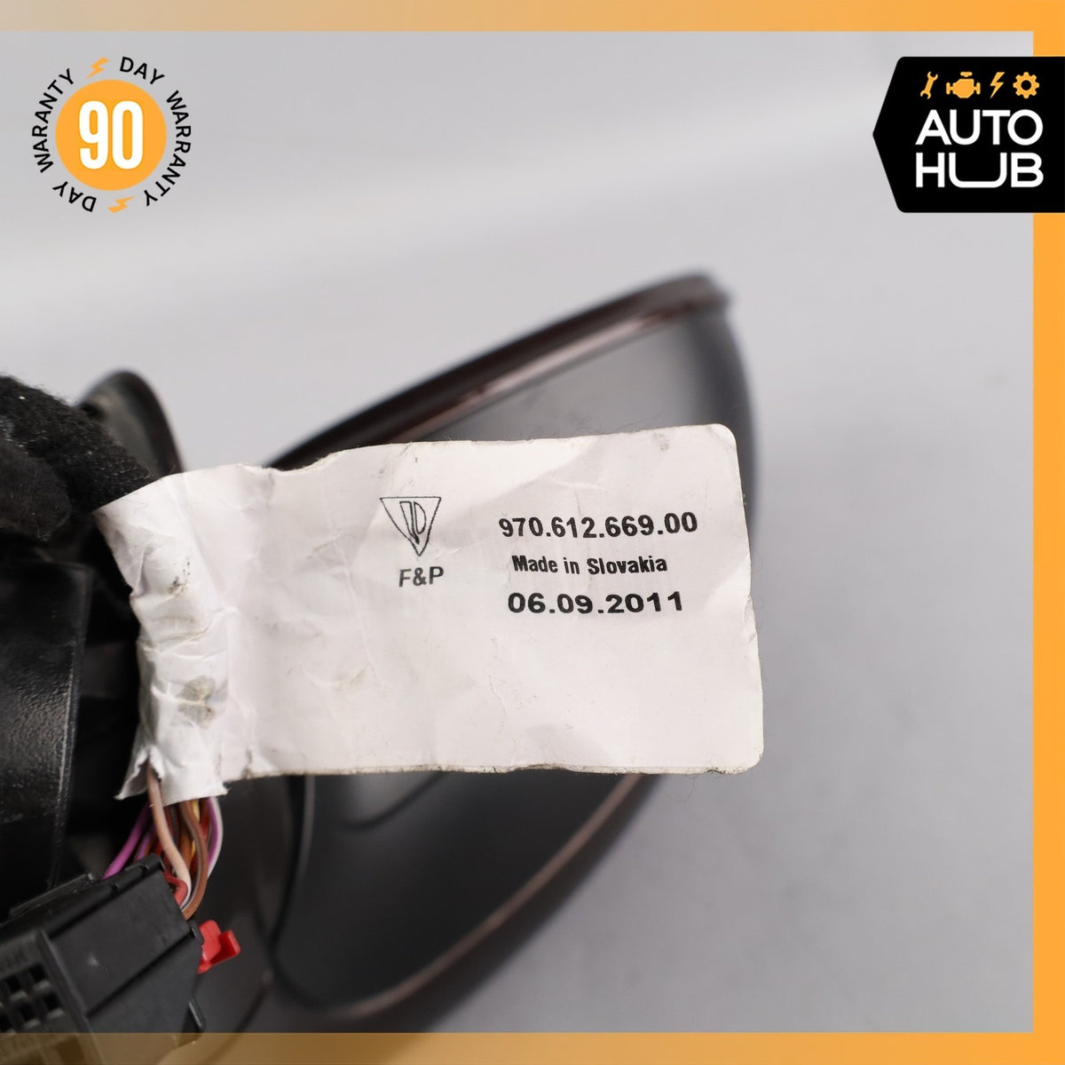 10-13 Porsche Panamera 970 Right Side Rear View Door Mirror OEM 68k - photo 16