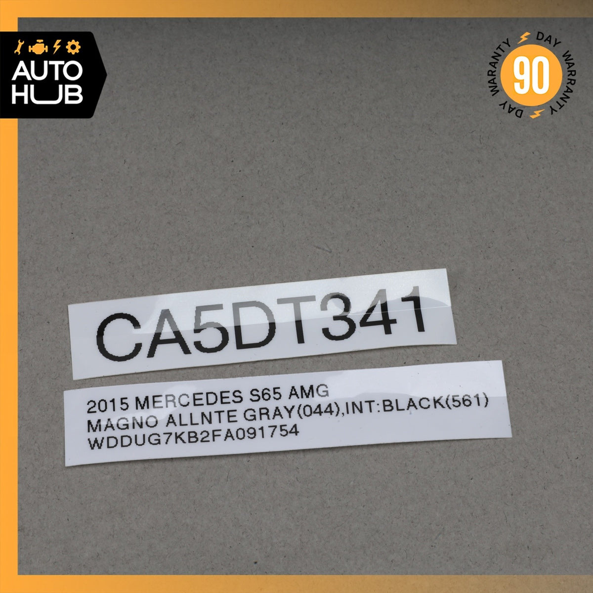 14-17 Mercedes W222 S65 AMG S600 Front Left or Right Seat Headrest Head Rest OEM - photo 14