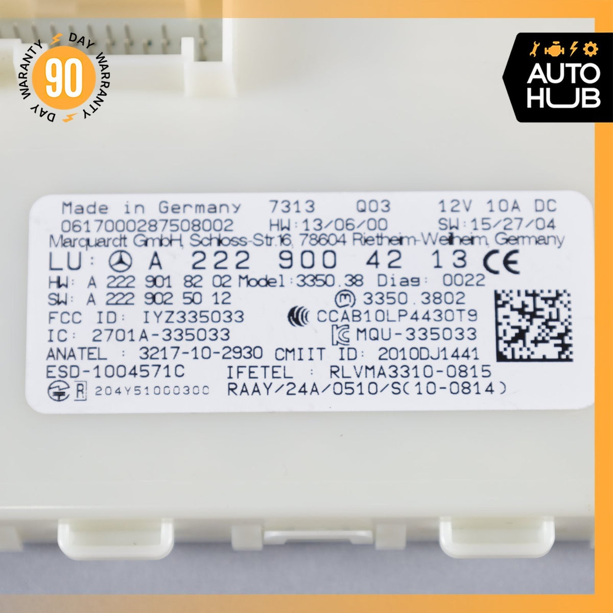 Mercedes X253 GLC300 Keyless Go Entry Control Module 2229004213 OEM - photo 7