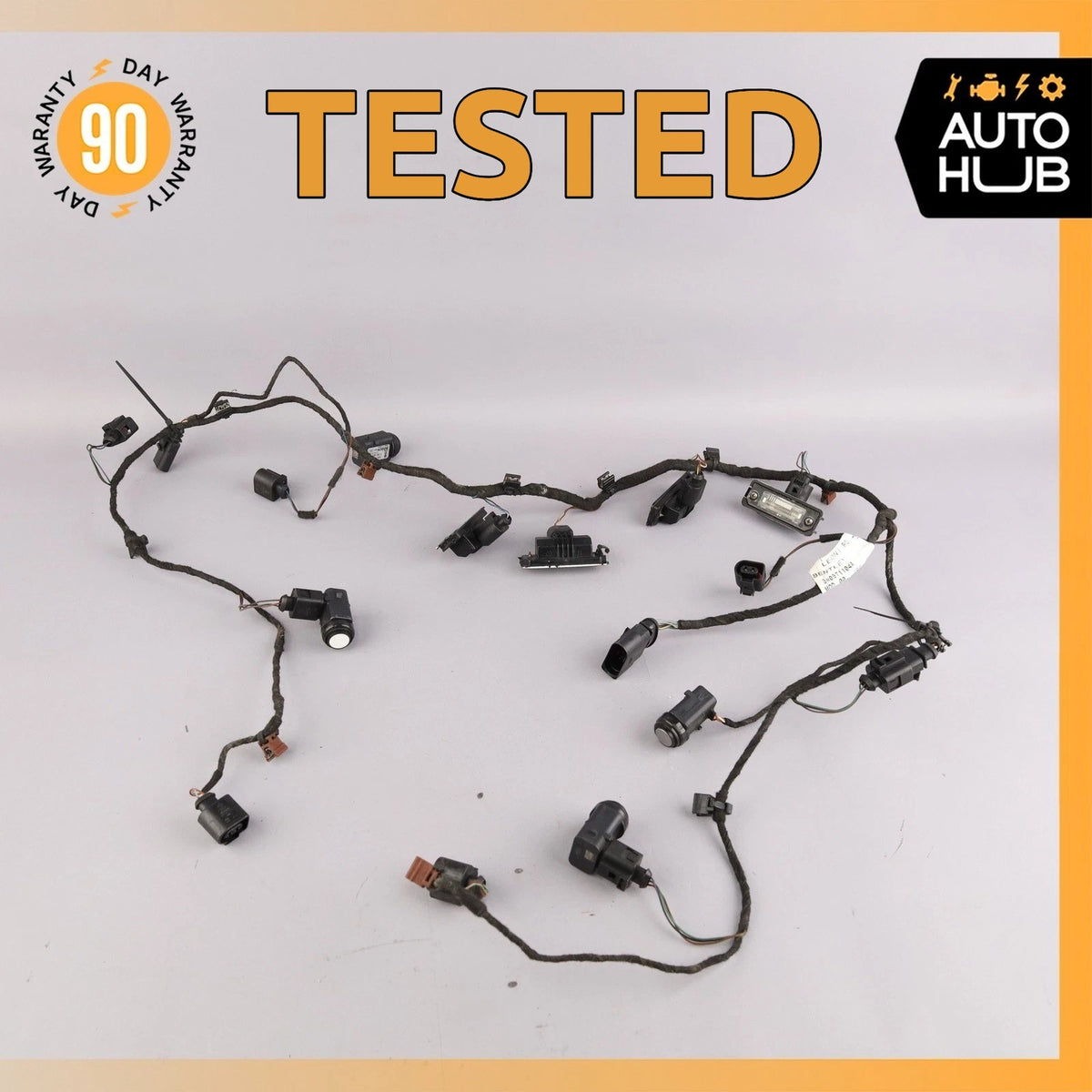 Bentley Continental GT GTC Rear Bumper Parking Sensor Wire Harness PDC OEM - photo 1