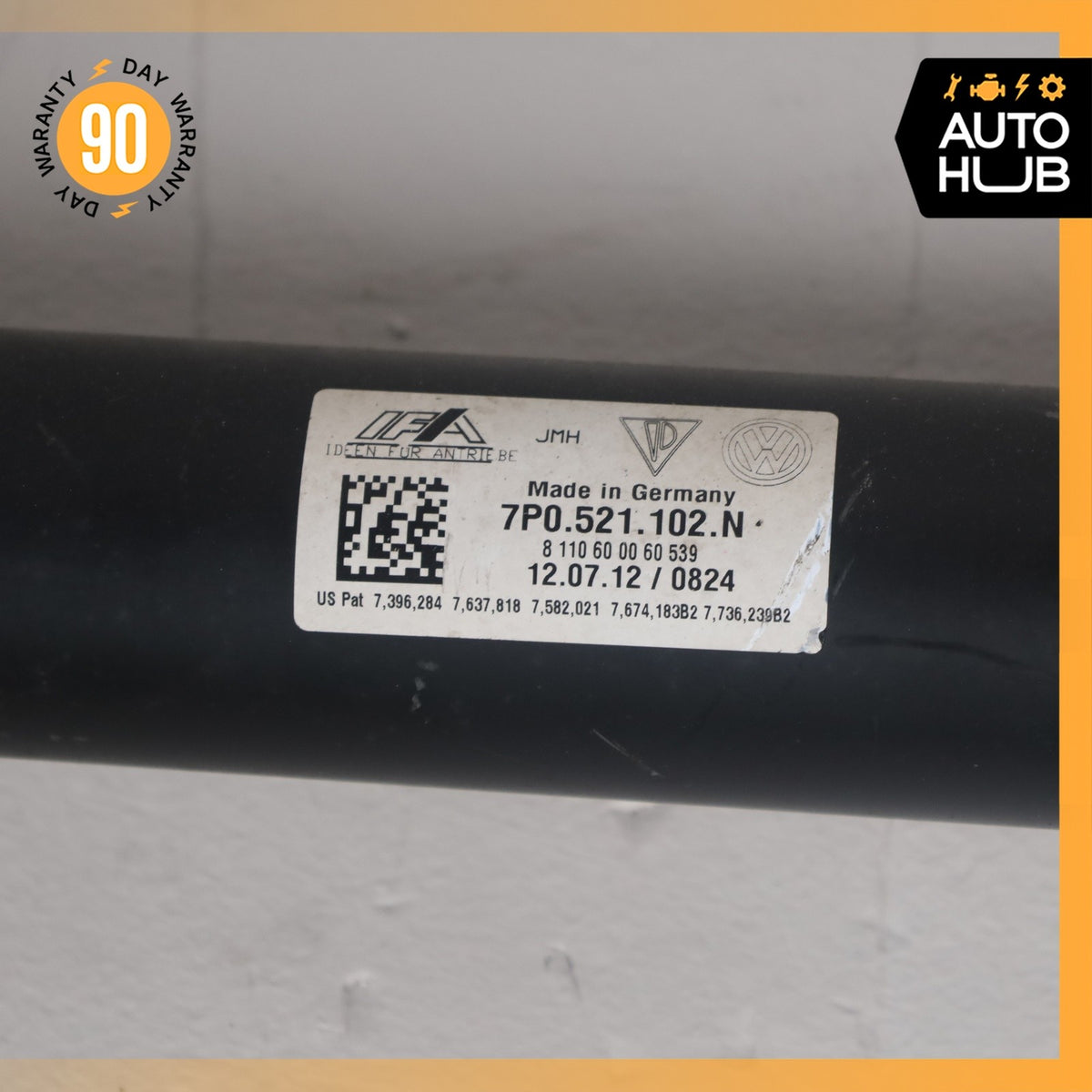 11-18 Porsche Cayenne 958 Touareg Rear Axle Driveshaft Drive Shaft Propeller OEM - photo 7