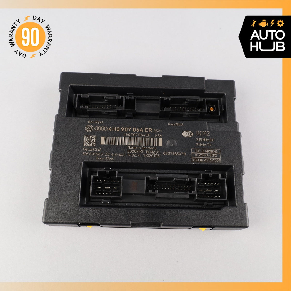 Audi 4G8 A7 S7 Keyless Comfort Body Control Module BCM BCU 4H0907064ER OEM - photo 7