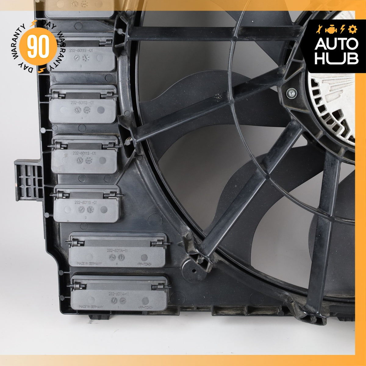 11-18 Porsche Cayenne 958 Turbo Engine Cooling Fan Assembly 95810606120 OEM 92k - photo 5