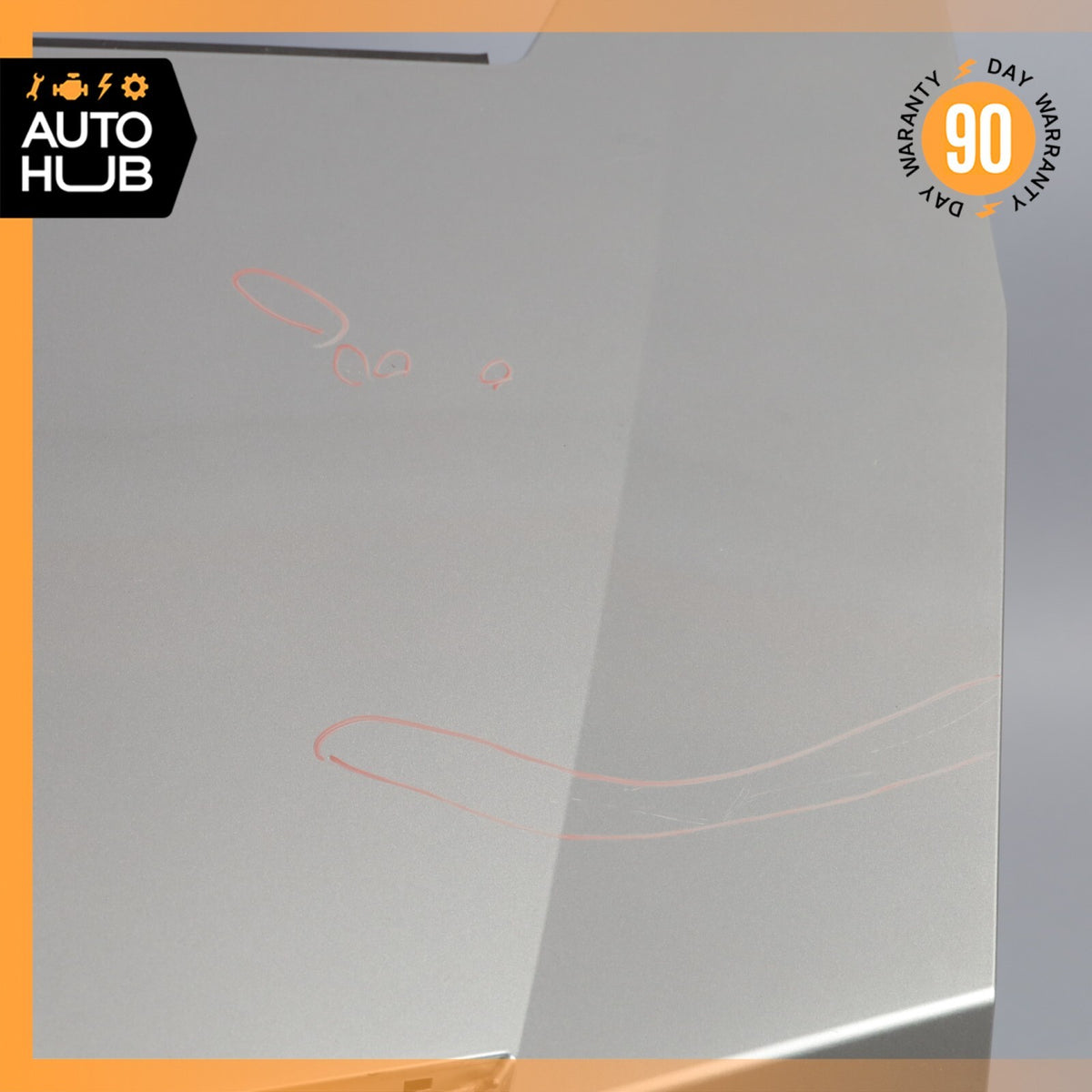 04-09 Cadillac XLR Trunk Lid Panel Assembly Light Tarnished Silver OEM - photo 4