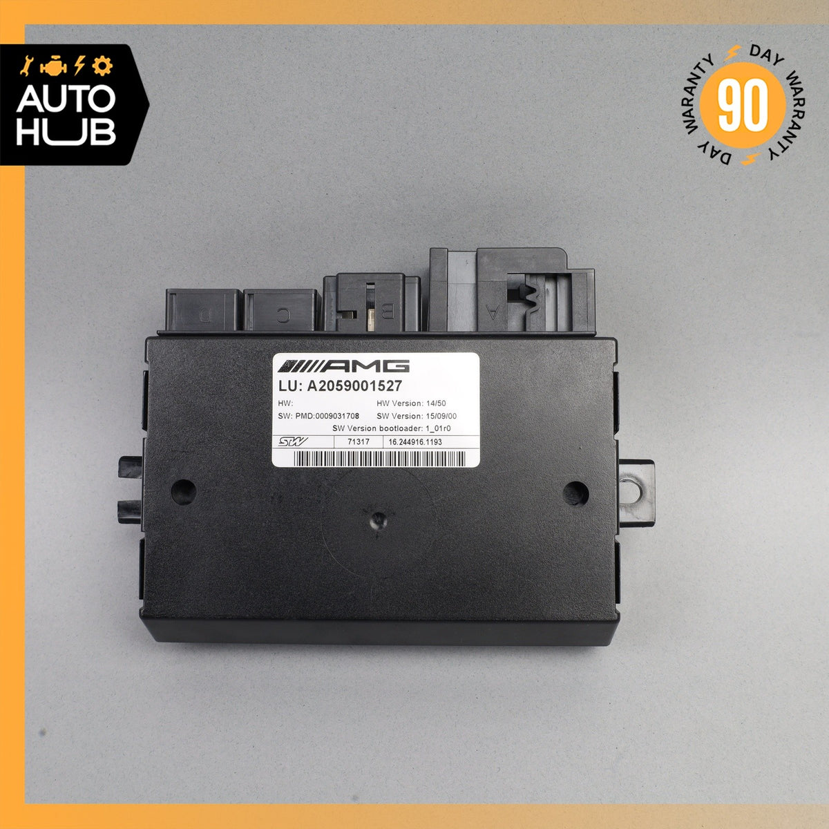 15-18 Mercedes W205 C63 AMG C300 Engine Mount Control Module OEM 64k - photo 2