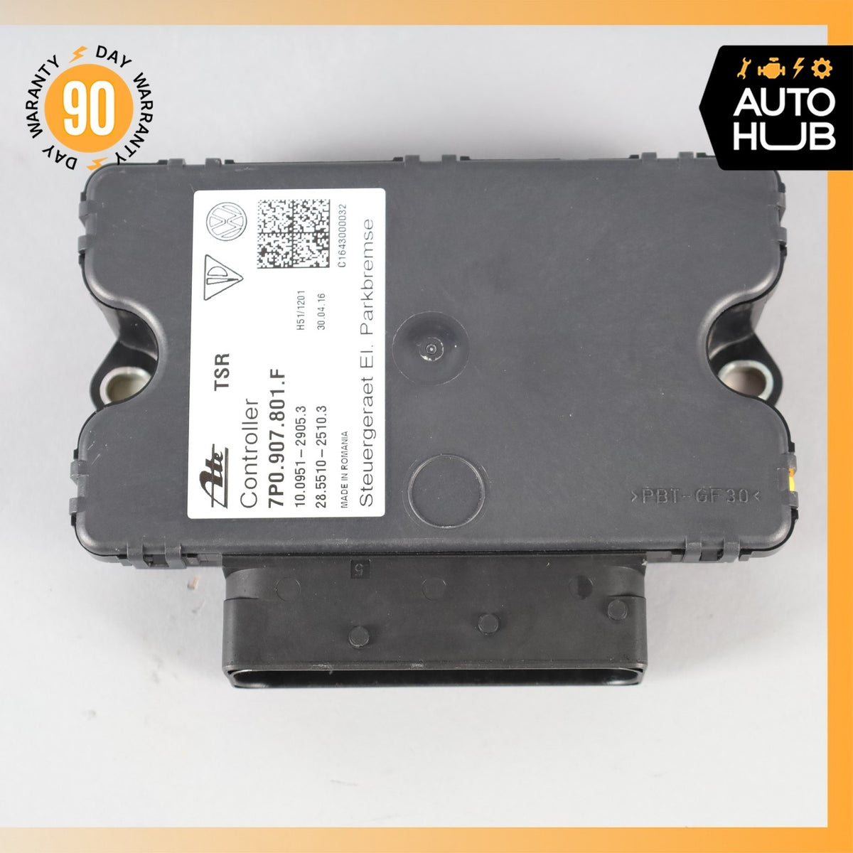 11-18 Porsche Cayenne 958 Electronic Parking Brake Control Module 7P0907801F OEM - photo 1