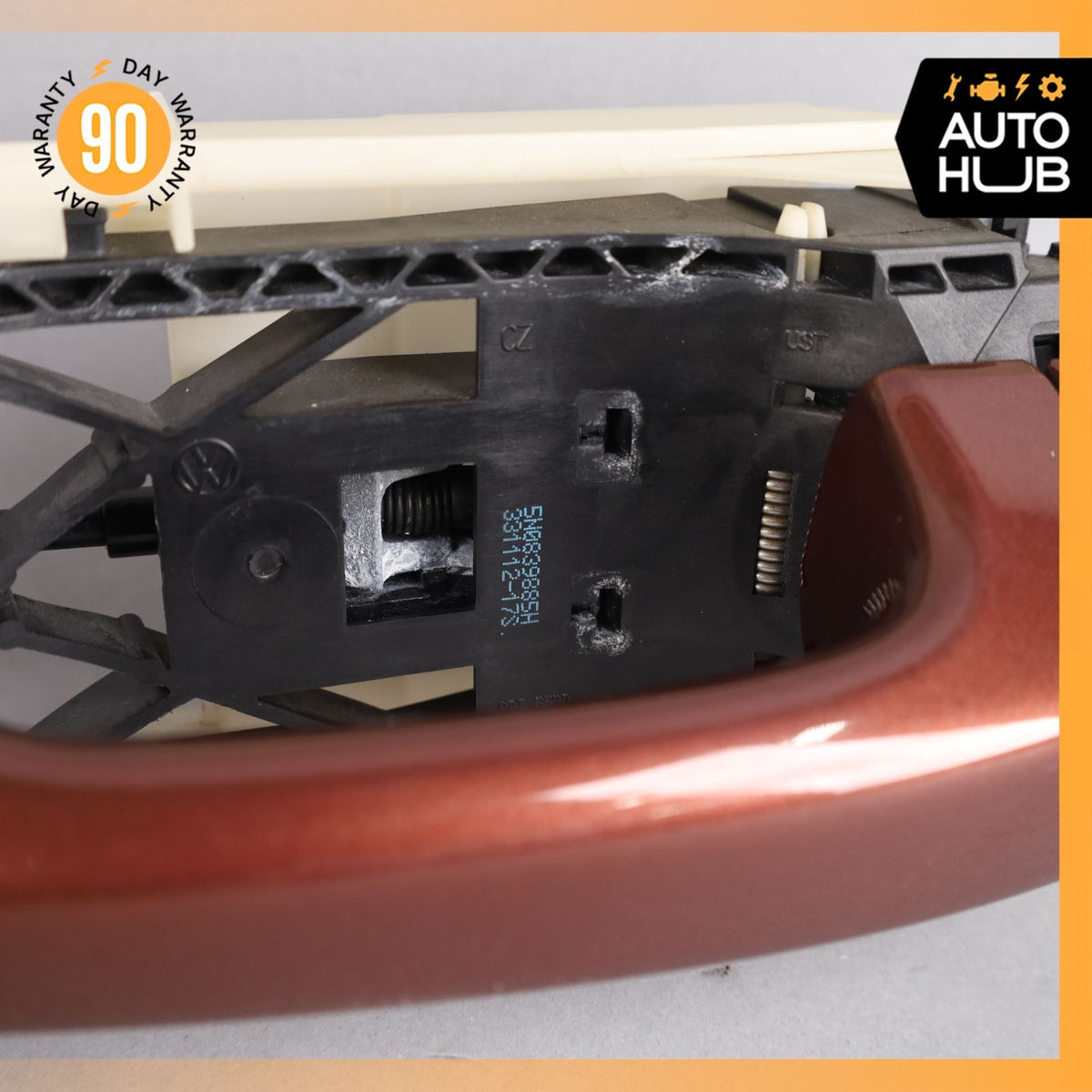 11-18 Porsche Cayenne 958 Rear Left Side Exterior Door Handle Red OEM - photo 14