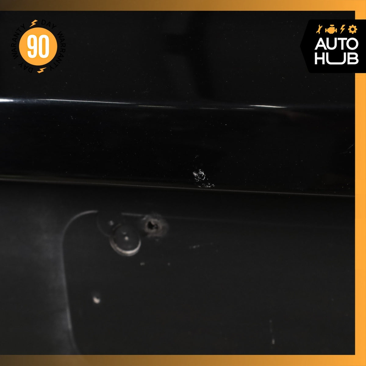 14-16 Porsche Panamera 970 Rear Bumper Cover Black OEM - photo 13