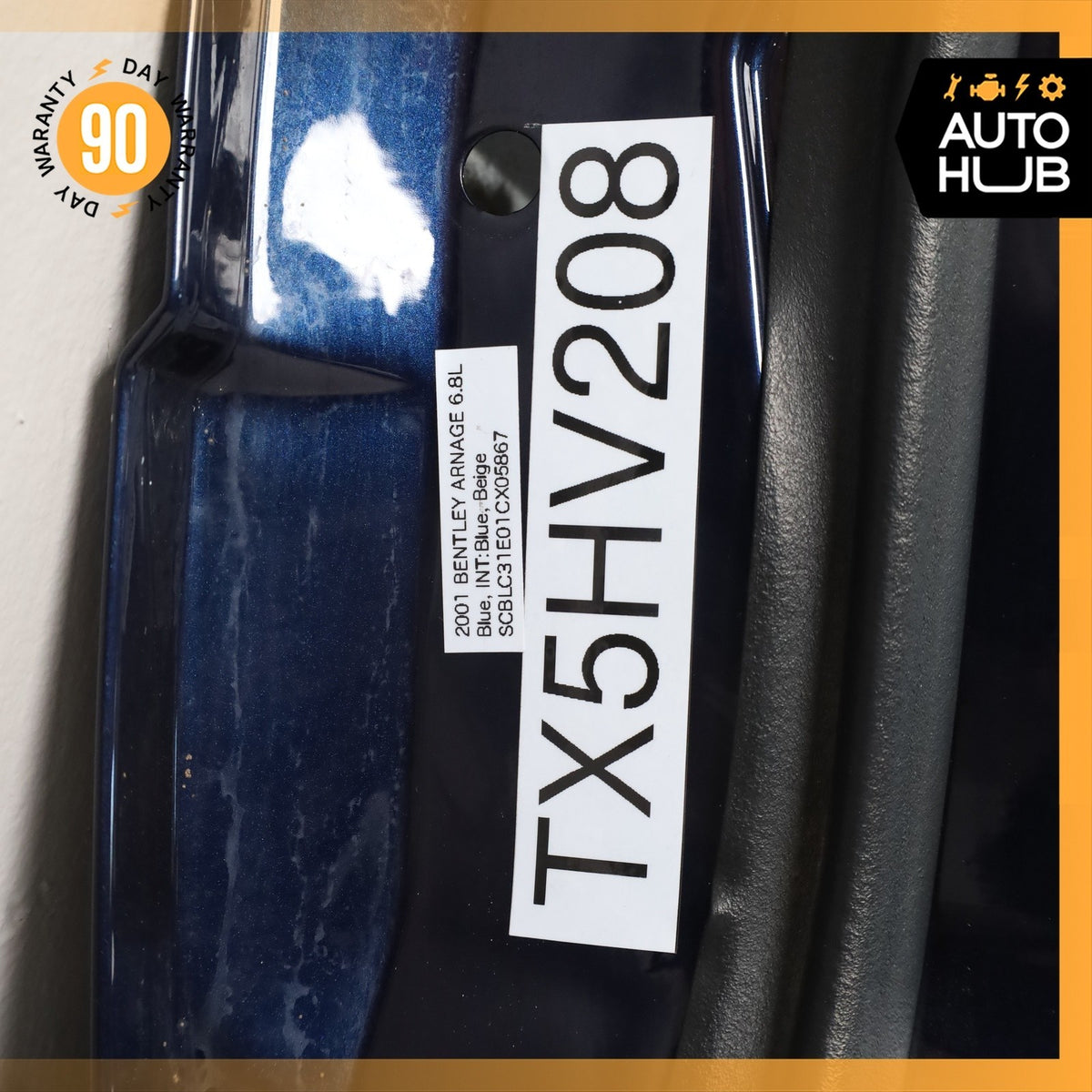 00-09 Bentley Arnage / Rolls Royce Silver Seraph Front Left Side Door Shell OEM - photo 23