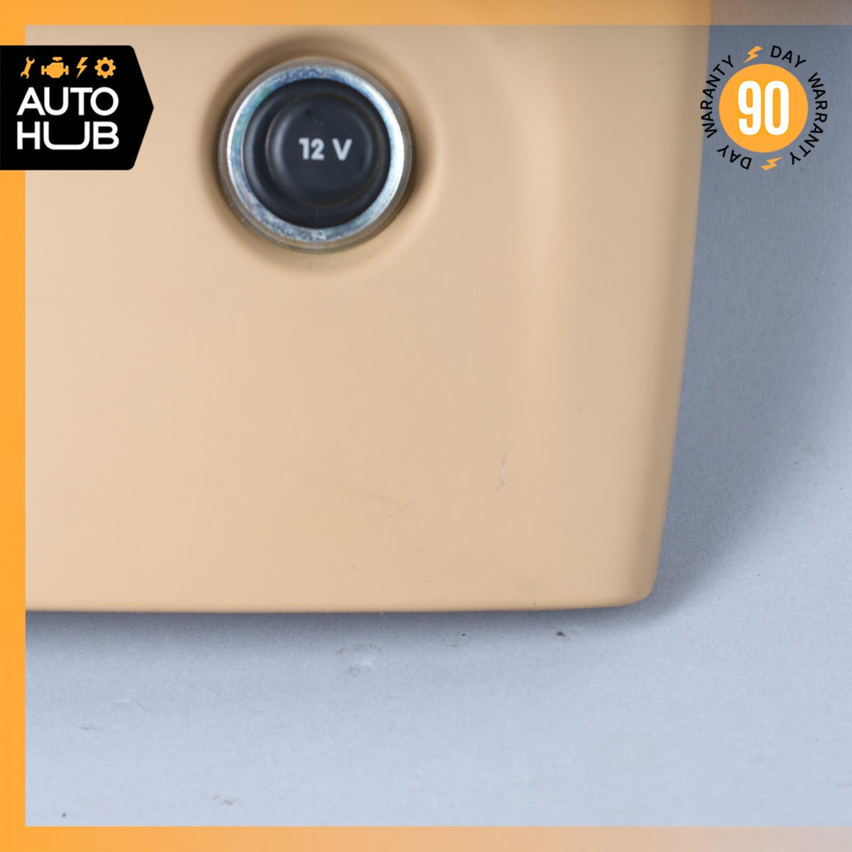 11-18 Porsche Cayenne 958 Rear Center Console Trim Panel Beige OEM - photo 4