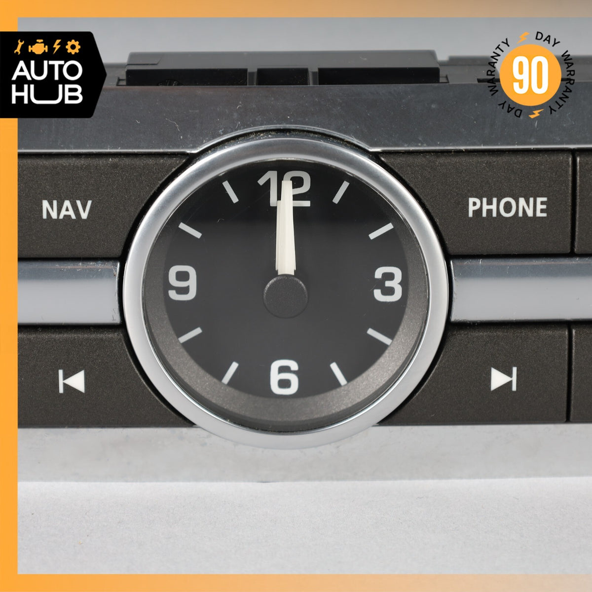 10-13 Land Rover LR4 HSE Dashboard Radio Control Switch Panel w/ Clock OEM - photo 5