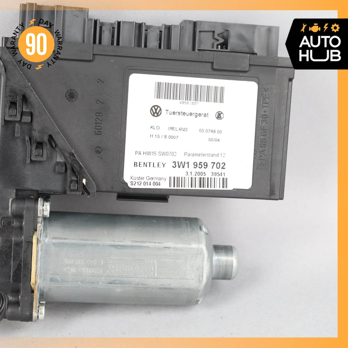 03-05 Bentley Continental GT Coupe Front Right Door Window Regulator Motor OEM - photo 10