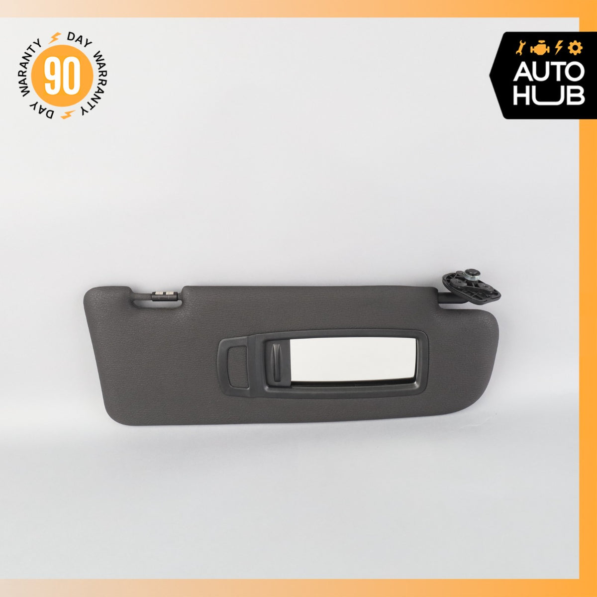 BMW E71 X6M Right Sunvisor Sun Visor Shade Black 7281665 OEM 62k - photo 1