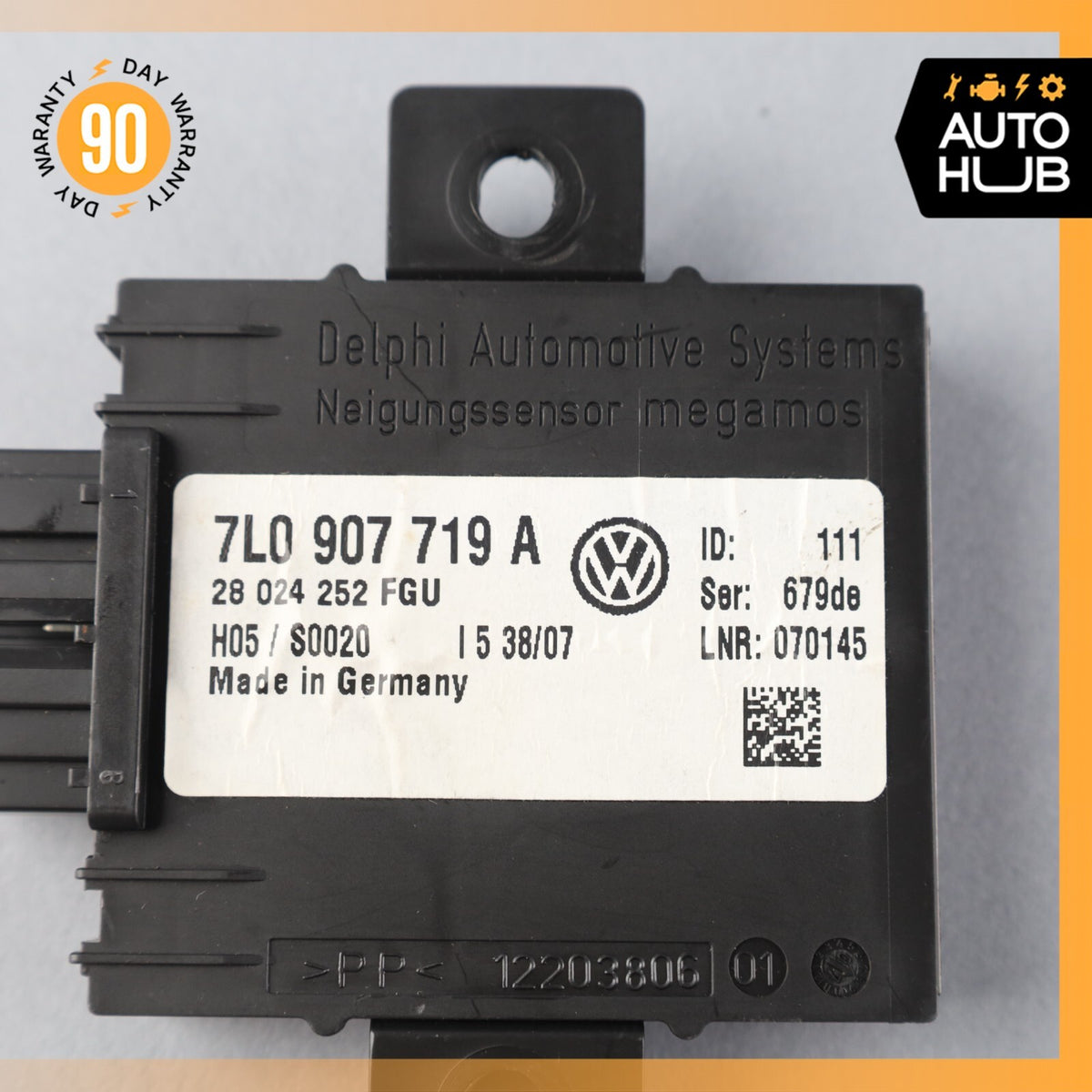 03-12 Bentley Continental GTC GT Flying Spur Anti Theft Alarm Module OEM - photo 7