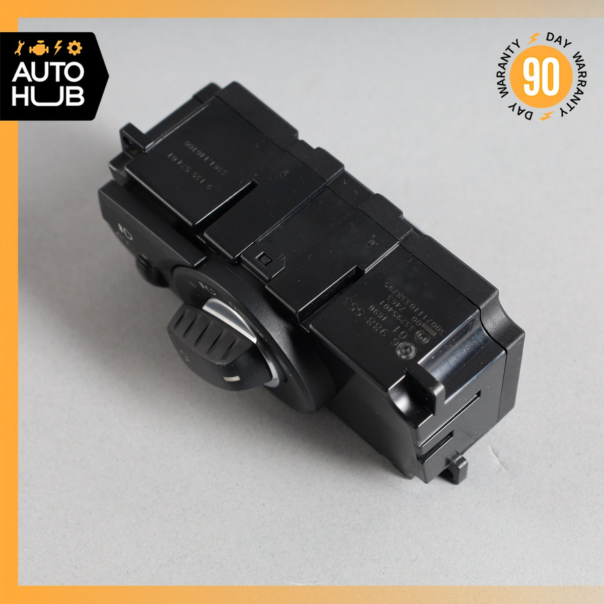 04-10 BMW E60 550i 528i 535i Dashboard Headlight Head Light Control Switch OEM - photo 5
