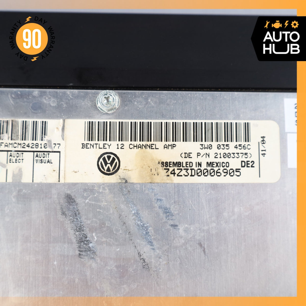 03-08 Bentley Continental GT Coupe Premium Audio Sound System Amplifier Amp OEM - photo 8