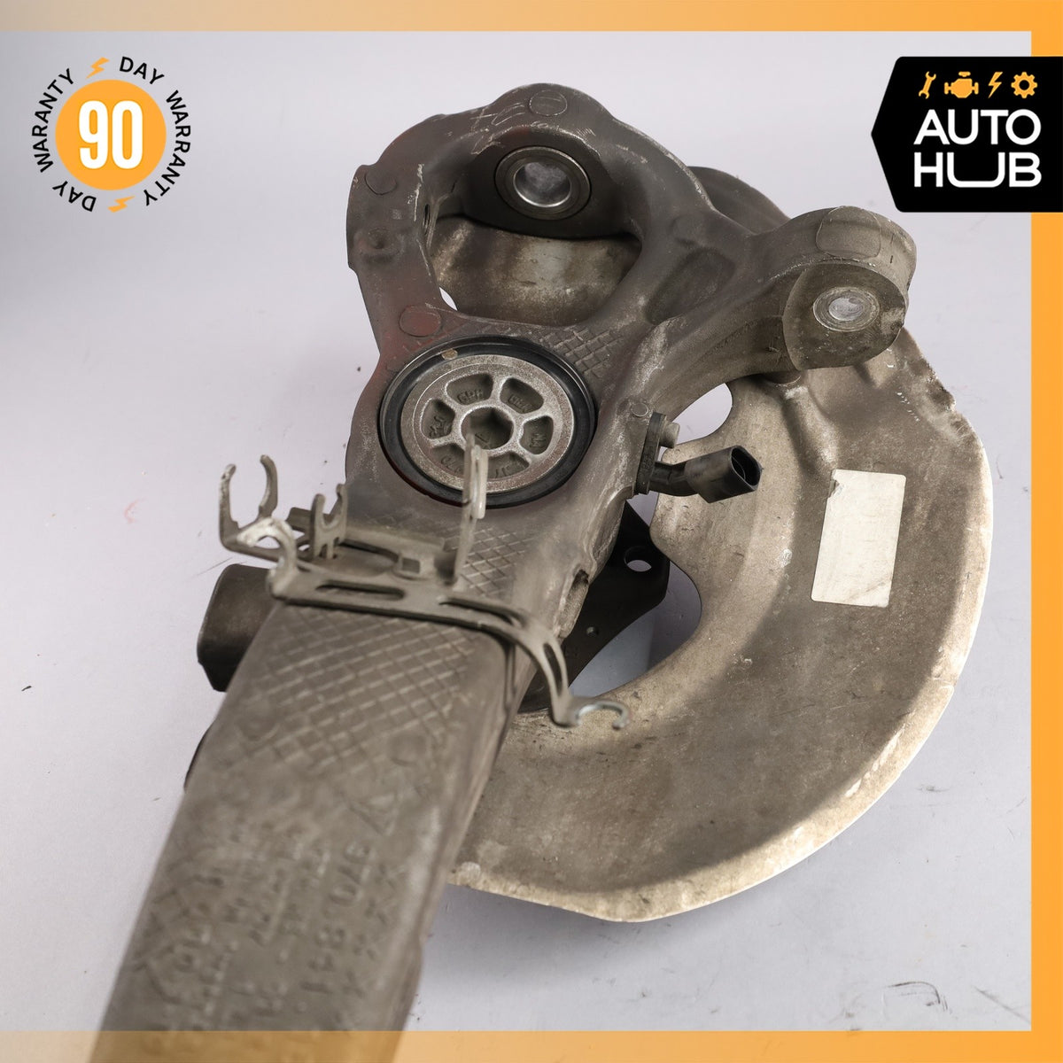 10-16 Porsche Panamera 970 Front Left Side Knuckle Spindle Hub 97034115704 OEM - photo 10
