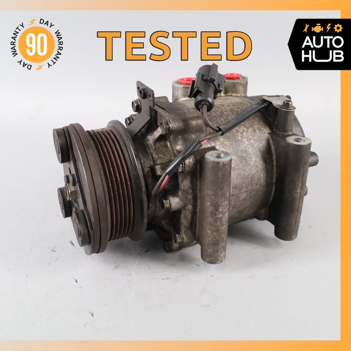 00-02 Ford Thunderbird / LS A/C AC Air Conditioner Compressor BU2Z19V703JA OEM - photo 1