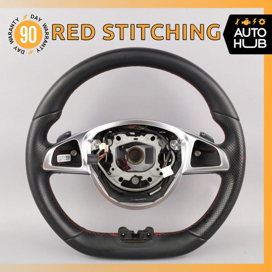 15-20 Mercedes W117 CLA45 AMG SL550 C300 Steering Wheel Flat Bottom OEM 67k - photo 1