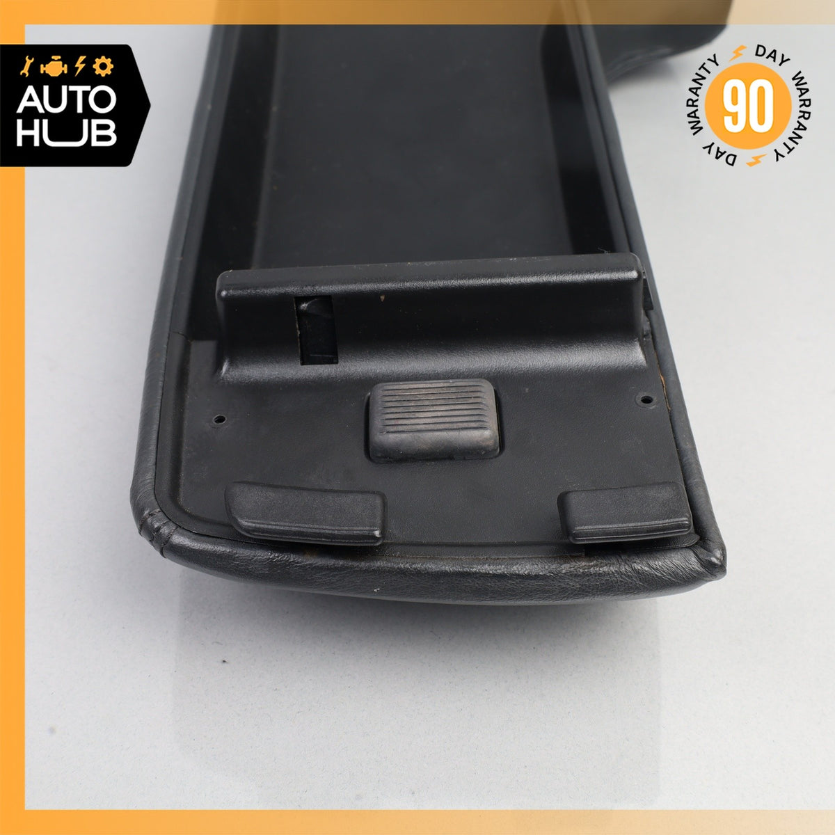 00-02 Mercedes W220 S600 S430 Center Console Armrest Arm Rest Black OEM - photo 8