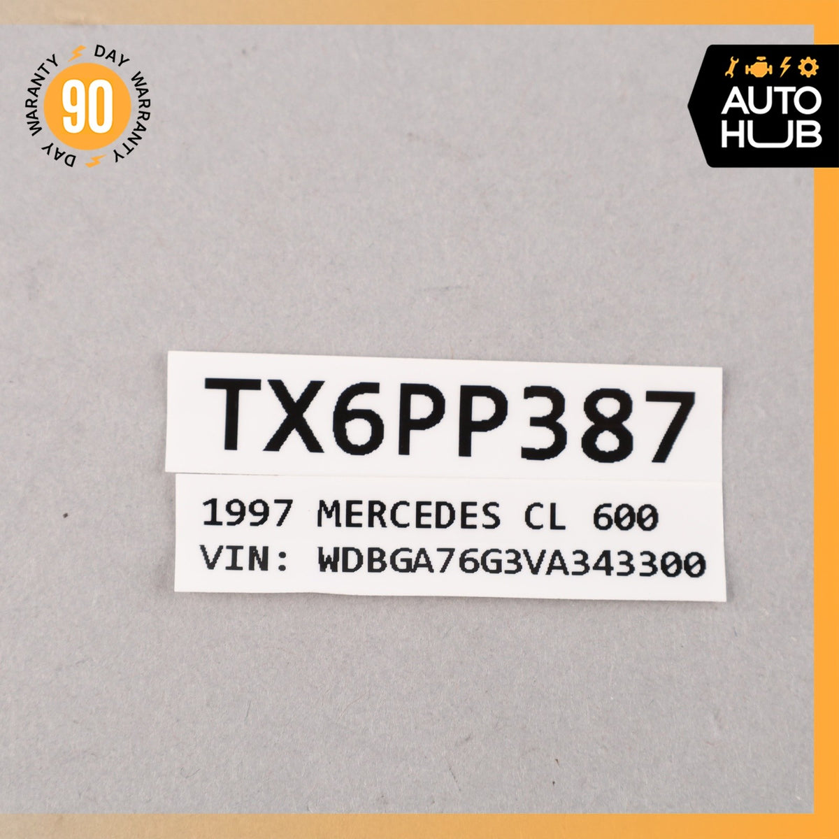 93-99 Mercedes W140 CL600 S500 500SEC Right Side Door Panel Edge Trim OEM - photo 7