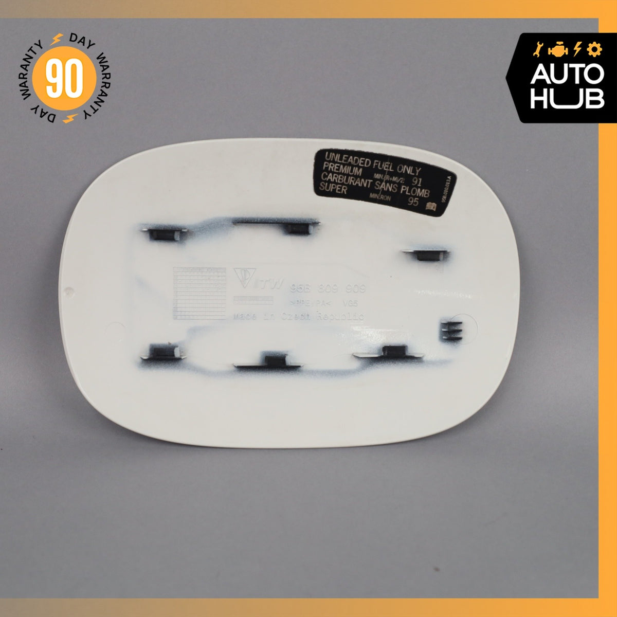 15-24 Porsche Macan 95B GTS Fuel Door Lid Gas Tank Cover White 95B809909 OEM - photo 9