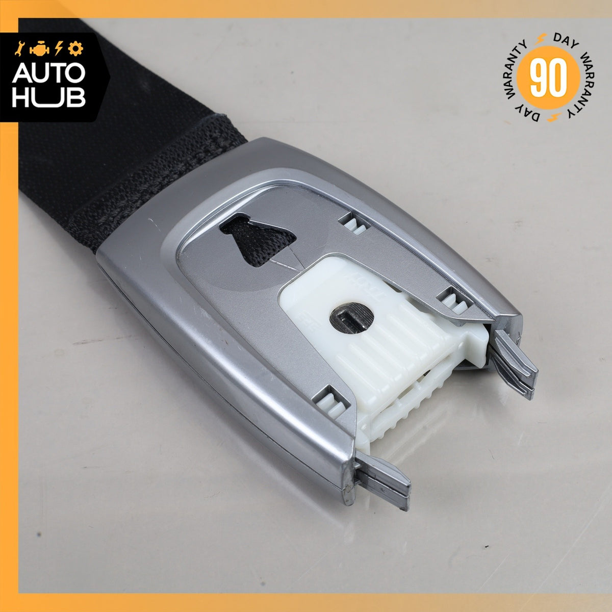 14-17 Mercedes W222 S550e S600 Seat Belt Front Right Passenger Side Black OEM - photo 3