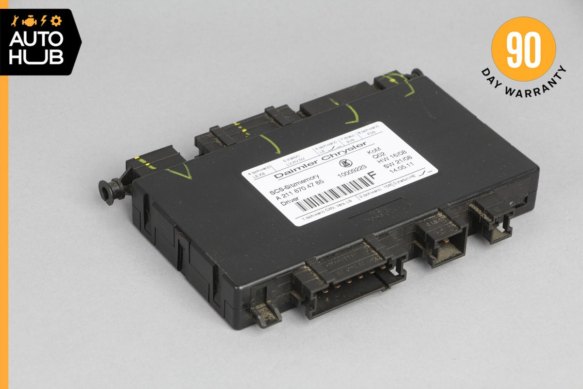 03-12 Mercedes X164 GL450 E350 GL350 SLK350 Seat Control Module Left Side OEM - photo 1