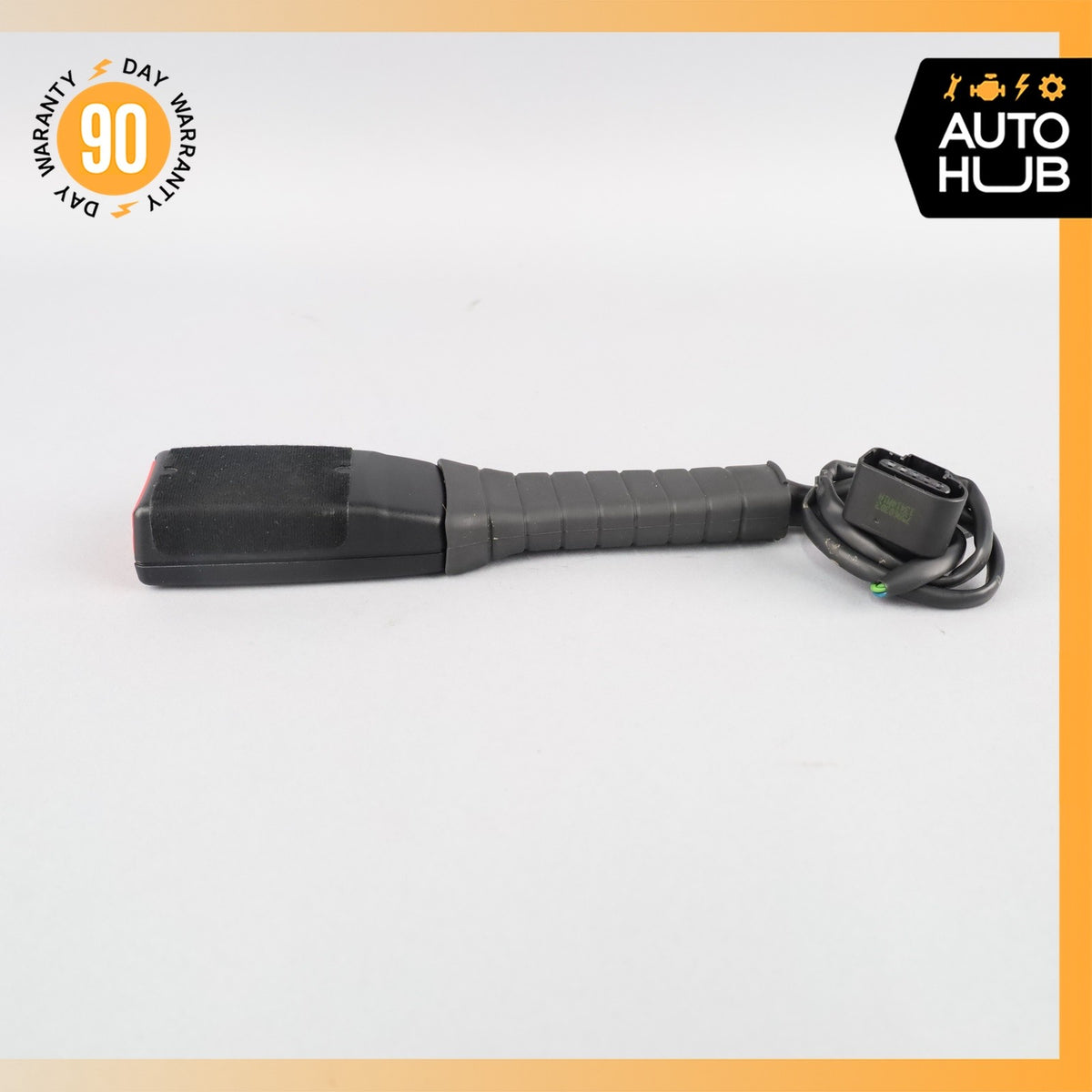 11-18 Porsche Cayenne 958 Front Right Seat Belt Buckle Black 7P0857756E OEM - photo 4