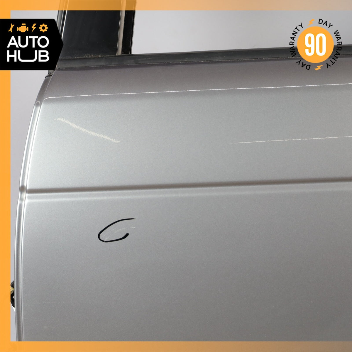 03-12 Land Rover Range Rover L322 Rear Left Driver Side Door Shell OEM 88k - photo 3