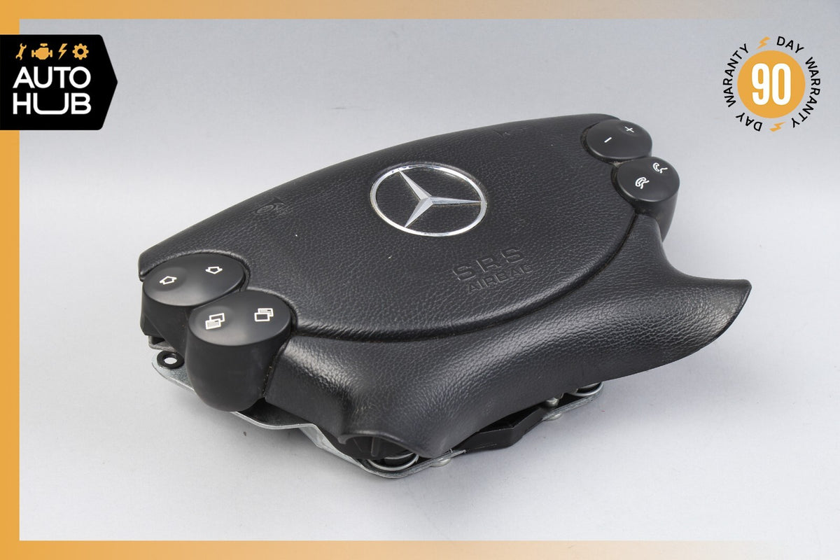 Mercedes R230 SL500 SL55 AMG CLK500 E350 Steering Wheel Airbag Air Bag Black OEM - photo 6