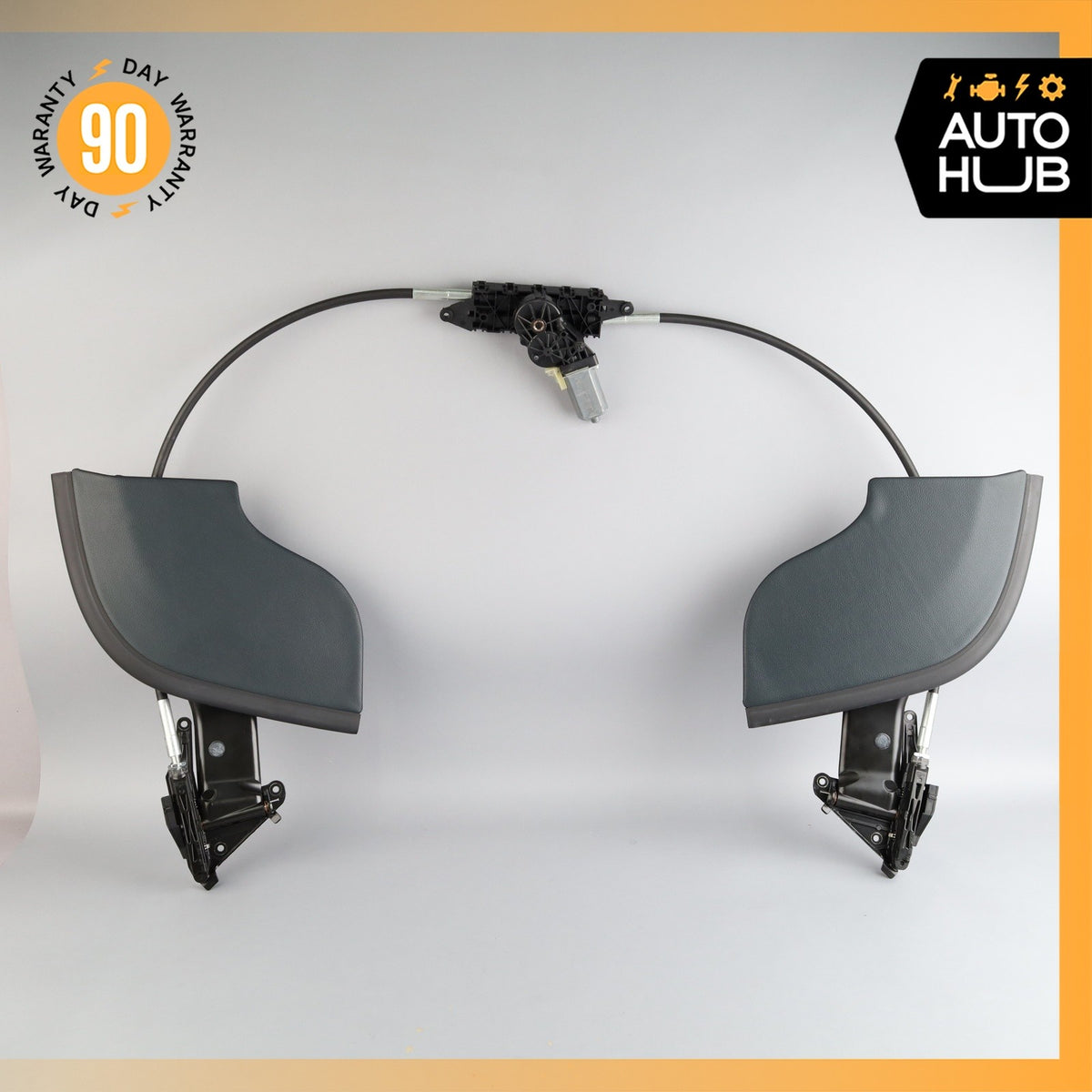 03-06 Mercedes R230 SL500 SL55 Side Trunk Flaps Convertible Top Motor Blue OEM - photo 2
