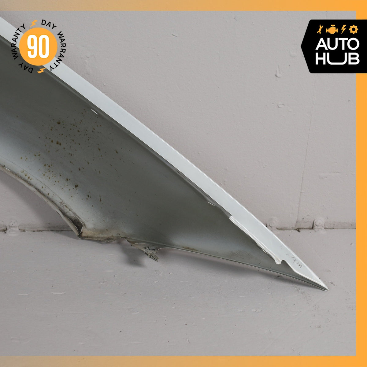 08-13 BMW E82 128i Front Left Driver Fender Cover Panel White 41357133227 OEM - photo 12