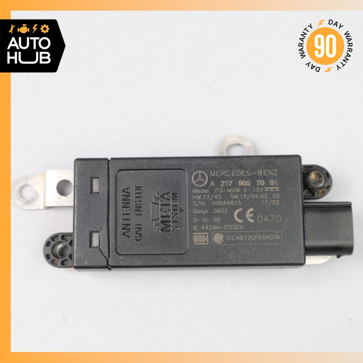Mercedes W205 C300 Keyless Go Entry Antenna 2179057001 OEM - photo 1