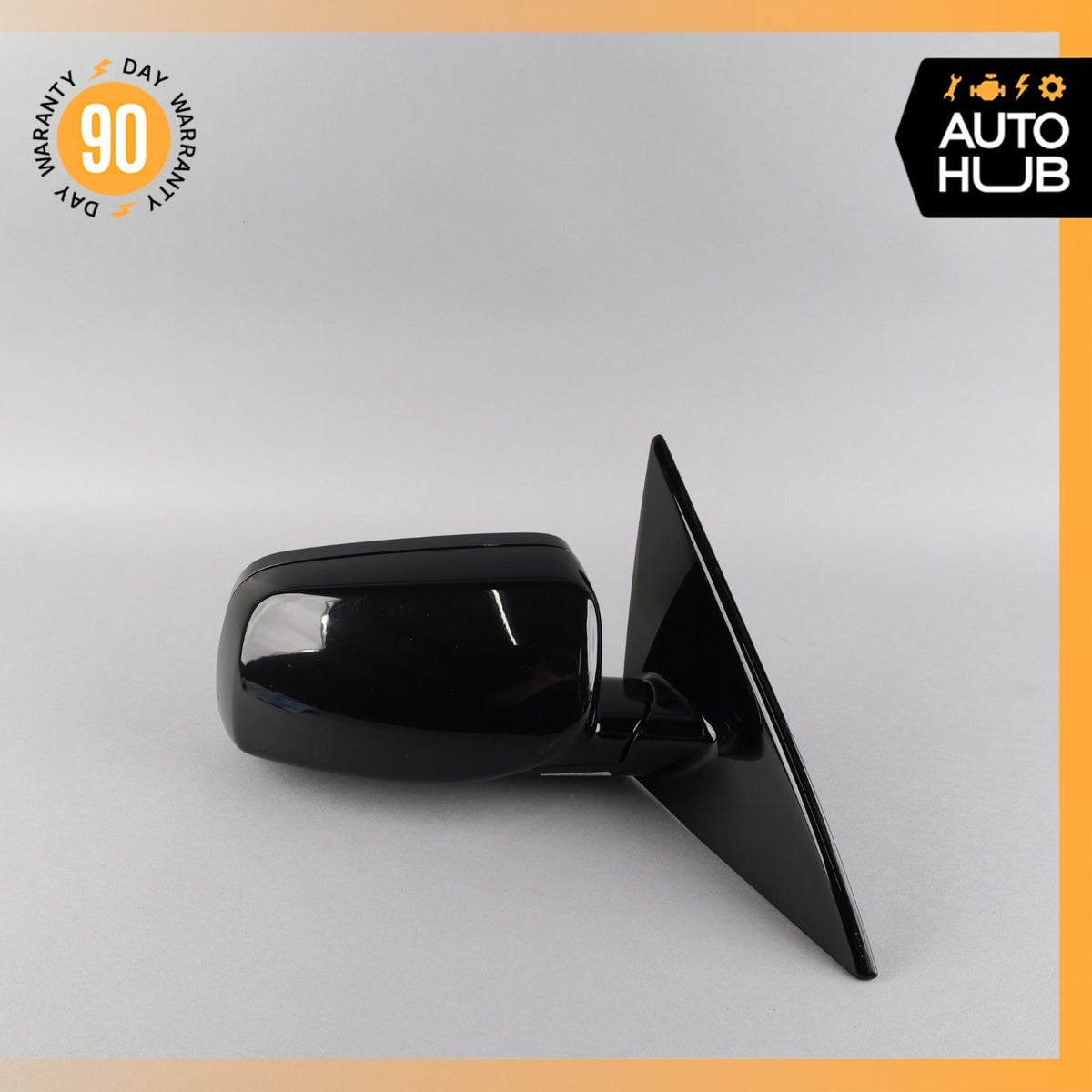 06-10 BMW E64 650i Right Passenger Side Rear View Door Mirror Jet Black OEM 71k - photo 7