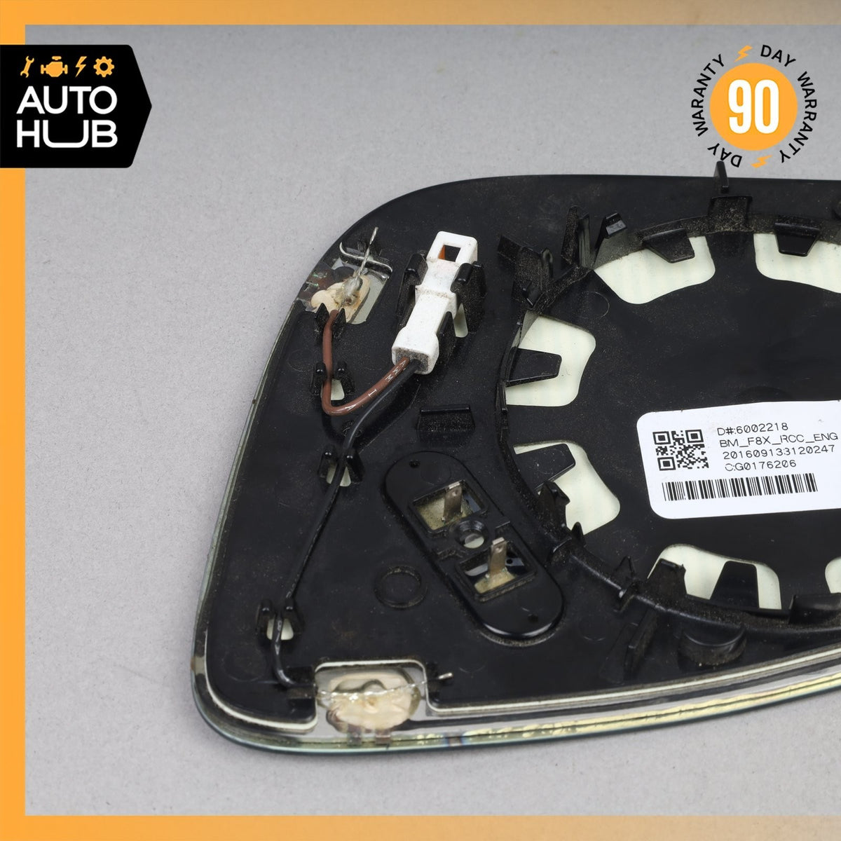 14-18 BMW F83 M4 M3 Right Passenger Side Door Mirror Glass 51168059570 OEM - photo 6