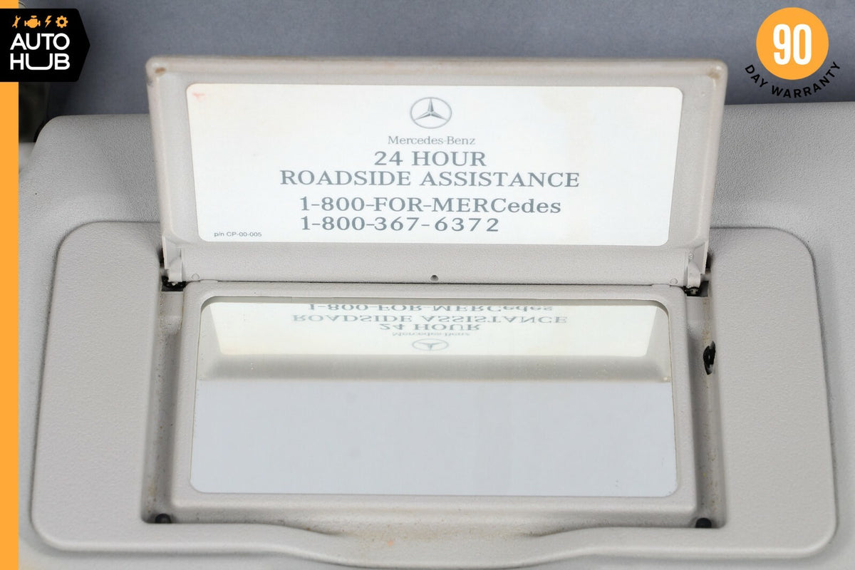06-12 Mercedes X164 GL450 ML63 AMG Sun Visor Sunvisor Front Left Side Gray OEM - photo 2
