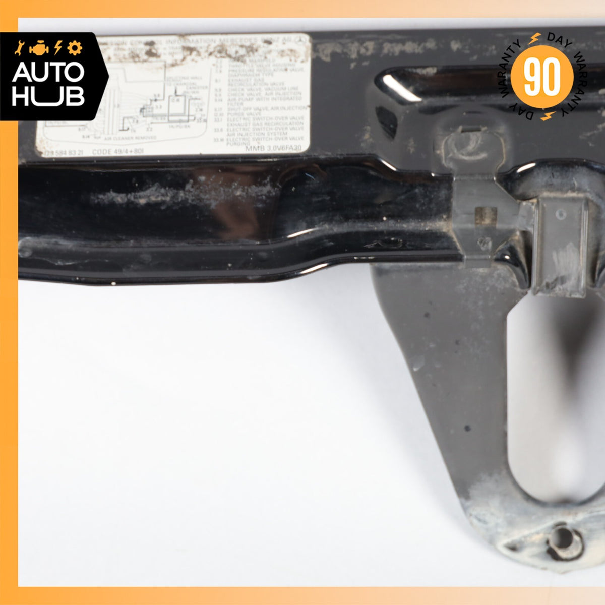 90-02 Mercedes R129 SL500 SL320 500SL 300SL Upper Radiator Support Tie Bar OEM - photo 3