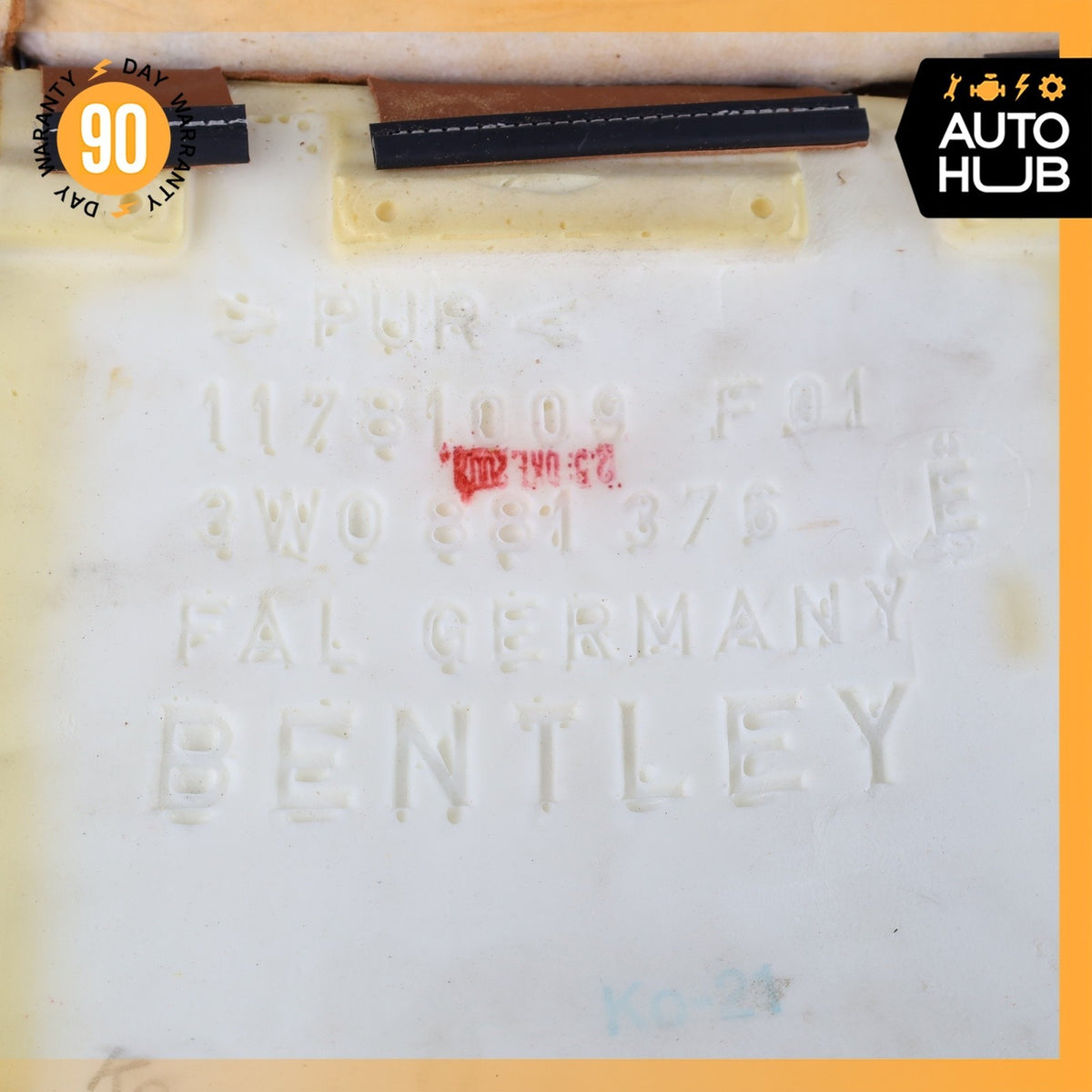Bentley Continental GTC GT Front Right Side Lower Bottom Seat Cushion OEM 43k - photo 22